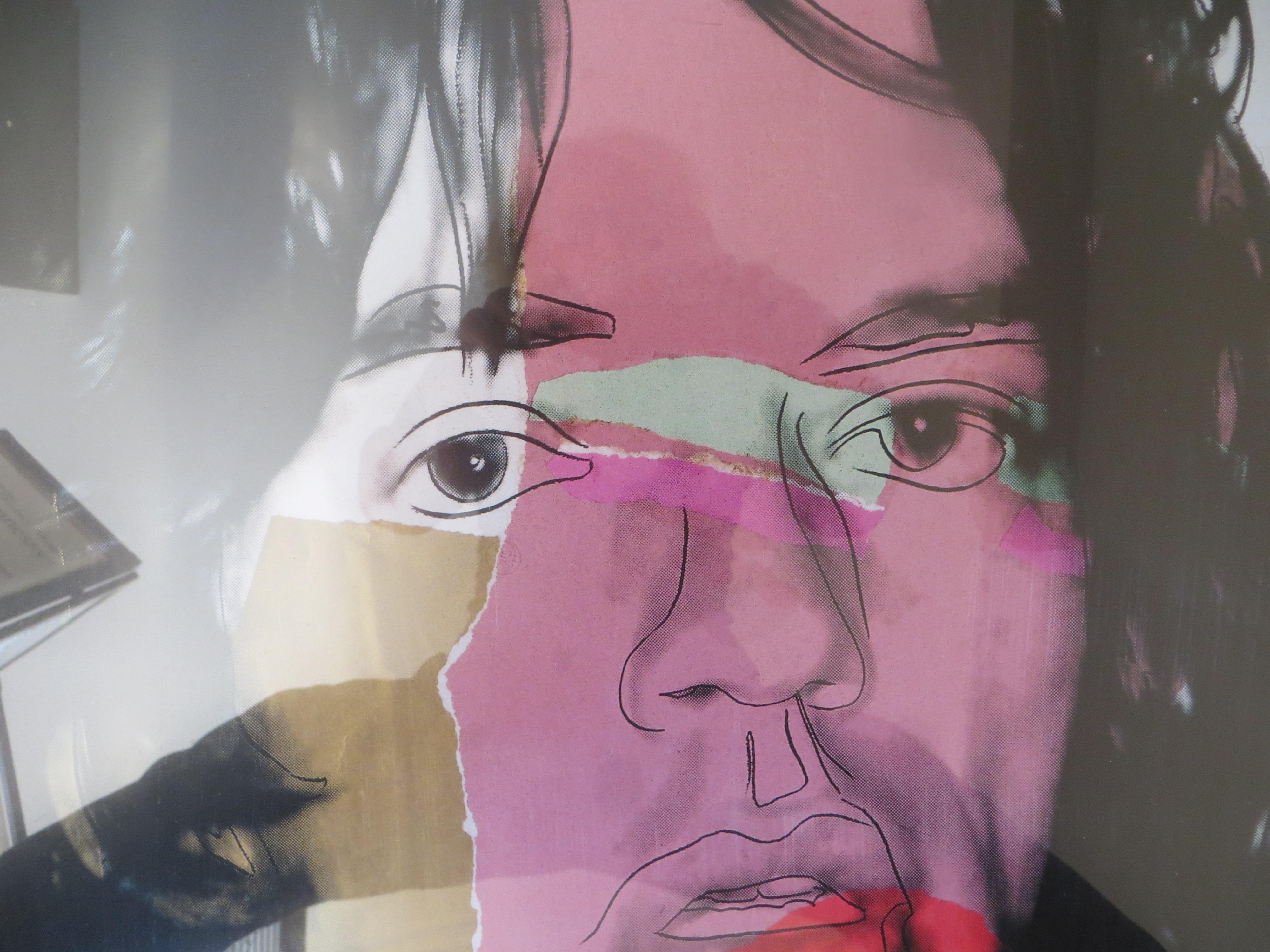 Andy Warhol Mick Jagger Rare  Screen Print 6