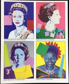 Warhol Reigning Queens invitation (Castelli Gallery)