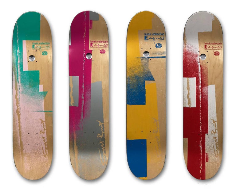 (after) Andy Warhol - Set of 4 Skateboard Decks (Marilyn, Warhol ...