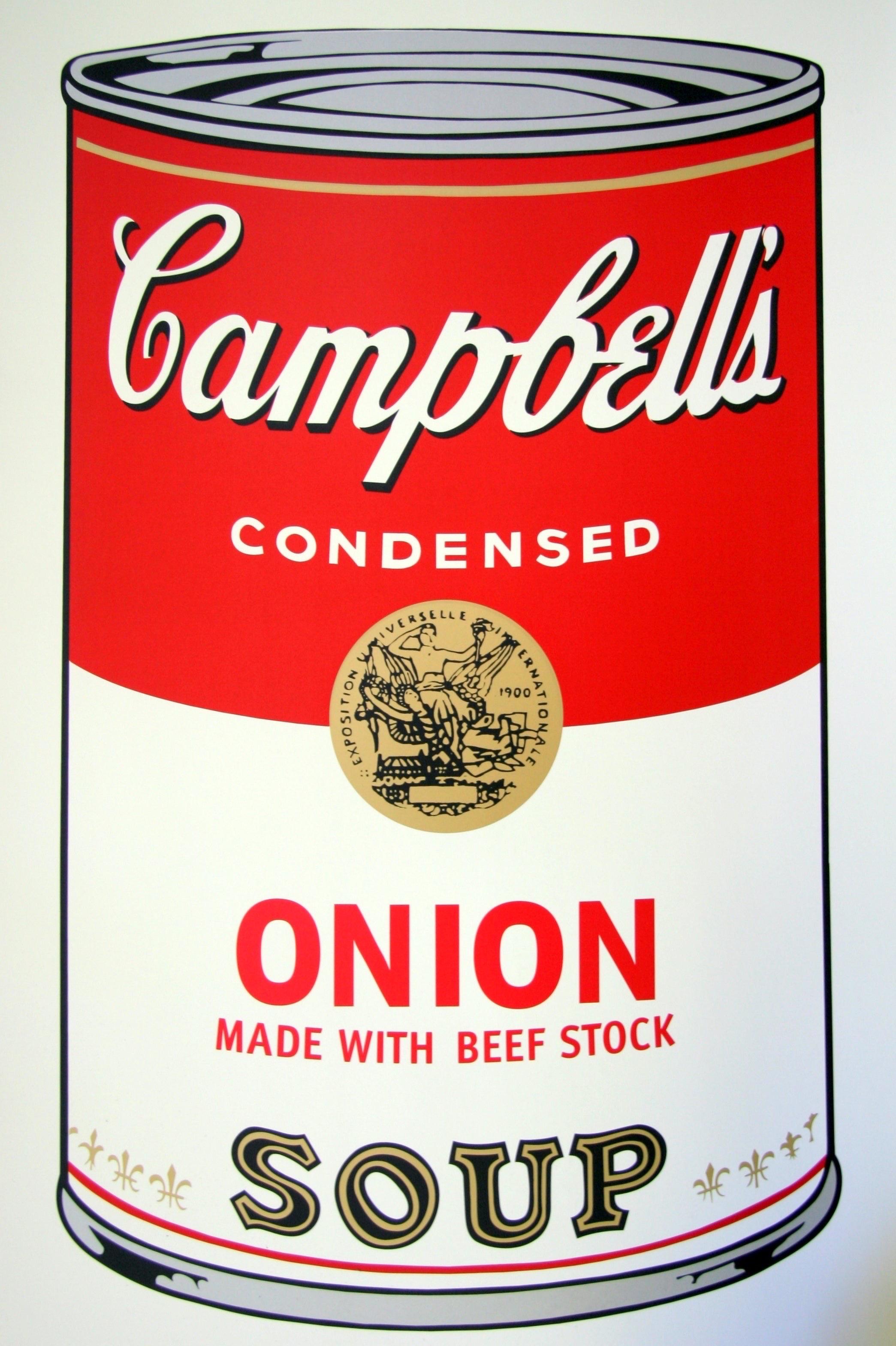 (after) Andy Warhol Abstract Print - Sunday B. Morning (Andy Warhol), Campbells Onion Soup
