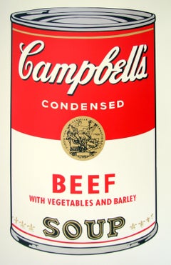 Sunday B. Morning (Andy Warhol), Soup Can Series 1 Beef Soup