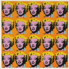 Twenty Marilyn-Contemporary Editions, Andy Warhol, encadré, émaillé, Pop Art