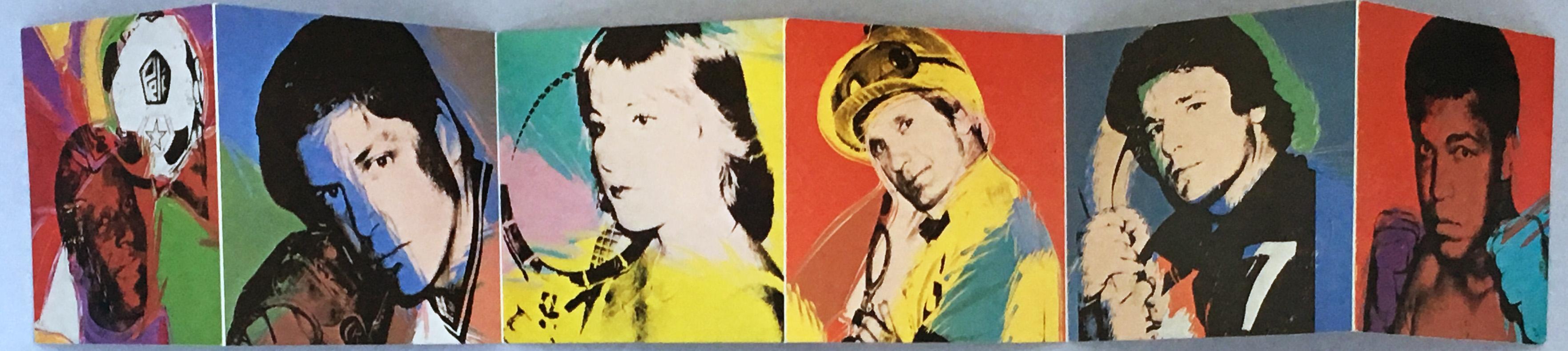 Warhol Athletes Series (1970s announcement)  - Pop Art Art by (after) Andy Warhol