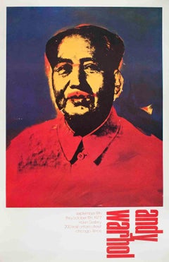 Warhol Mao, 1977 Primera edición, Pop Art Vintage
