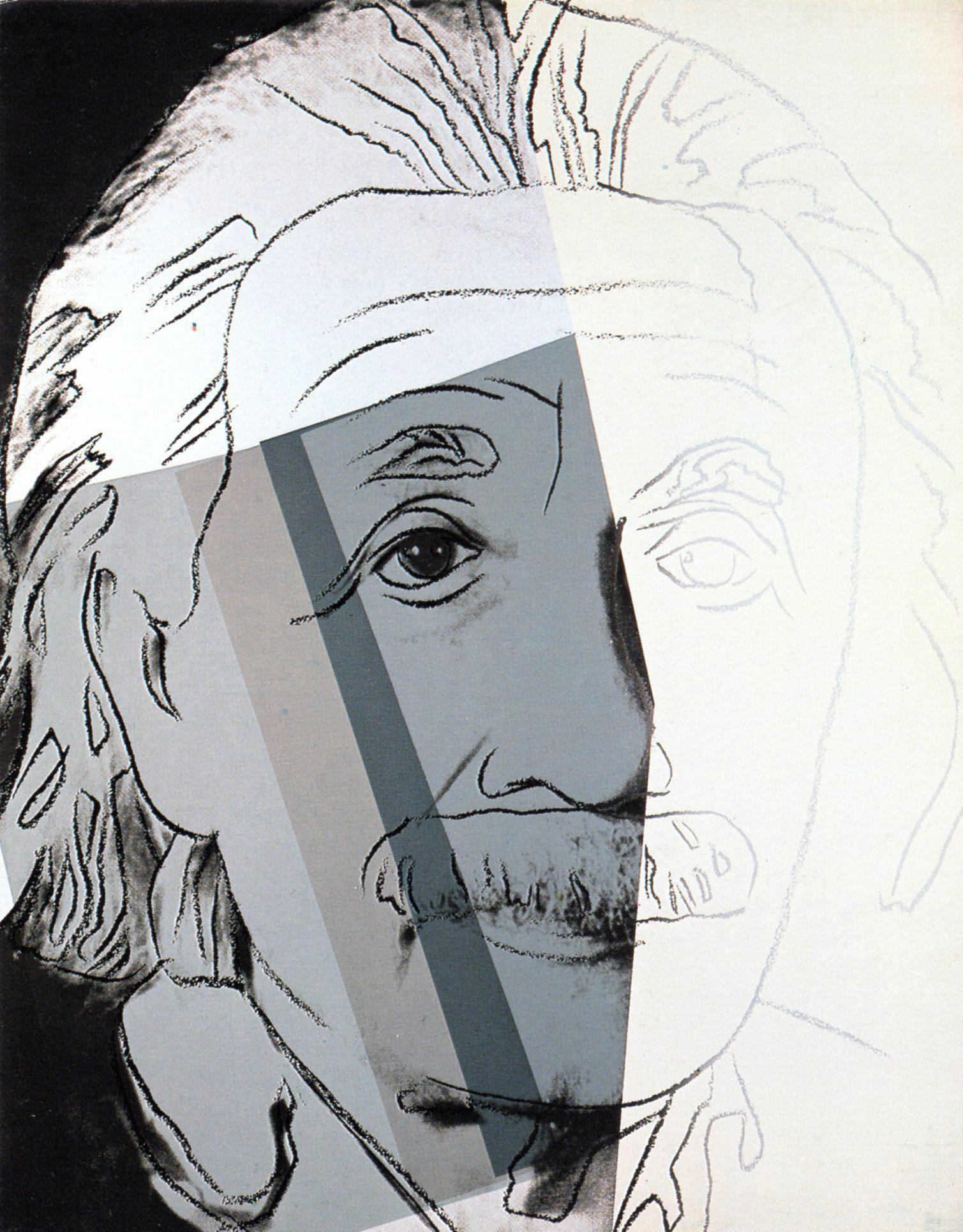 Warhol Portraits of Jews of the 20th Century  (set of 10 Warhol announcements) 