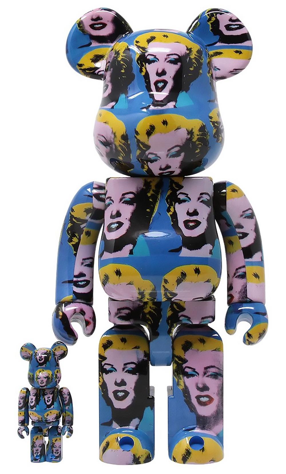 Andy Warhol Bearbrick 400% set of 4 works (Warhol BE@RBRICK) For Sale 1