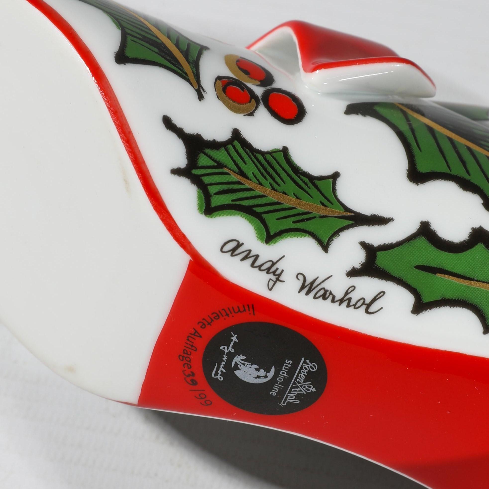 Andy Warhol, Christmas Shoe -Porcelain, Contemporary, Edition, Pop Art, Gift 2