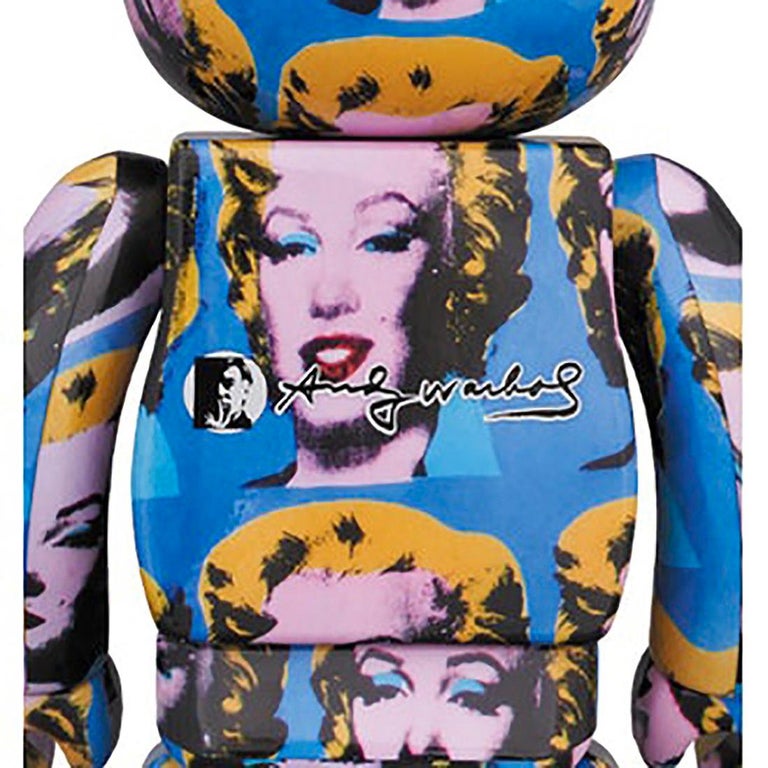 Andy Warhol Marilyn Bearvrick 400% set of 2 (Warhol Be@rbrick) For