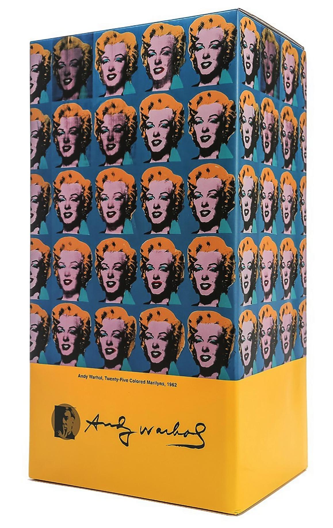 Set von 2, Be@rbrick x Andy Warhol Foundation Marilyn 400%  im Angebot 7