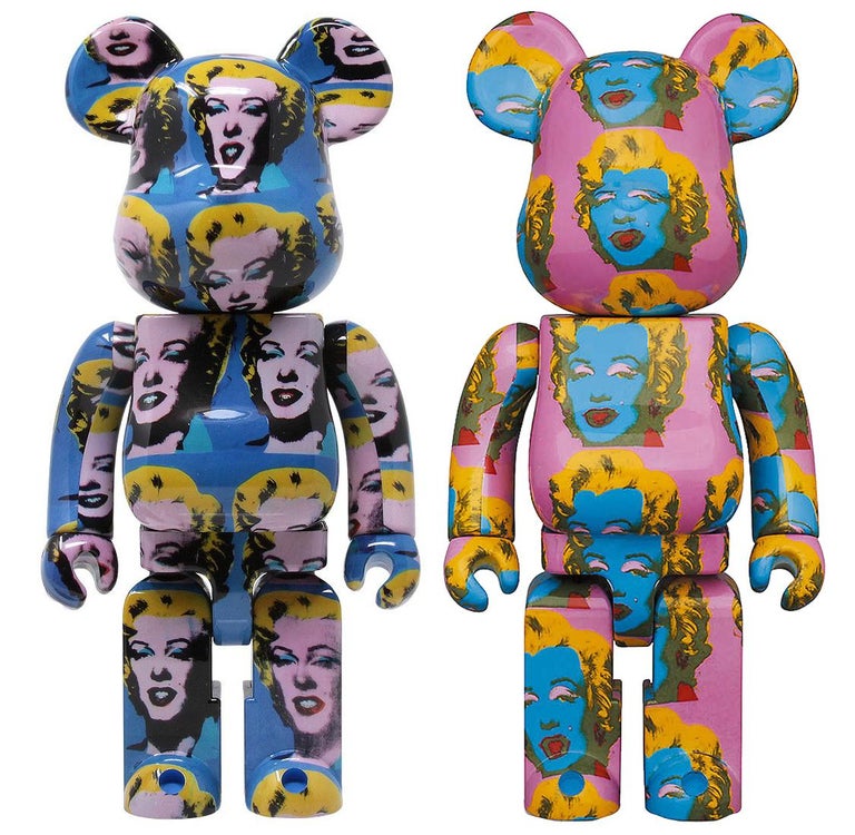 Andy Warhol Marilyn Bearvrick 400% set of 2 (Warhol Be