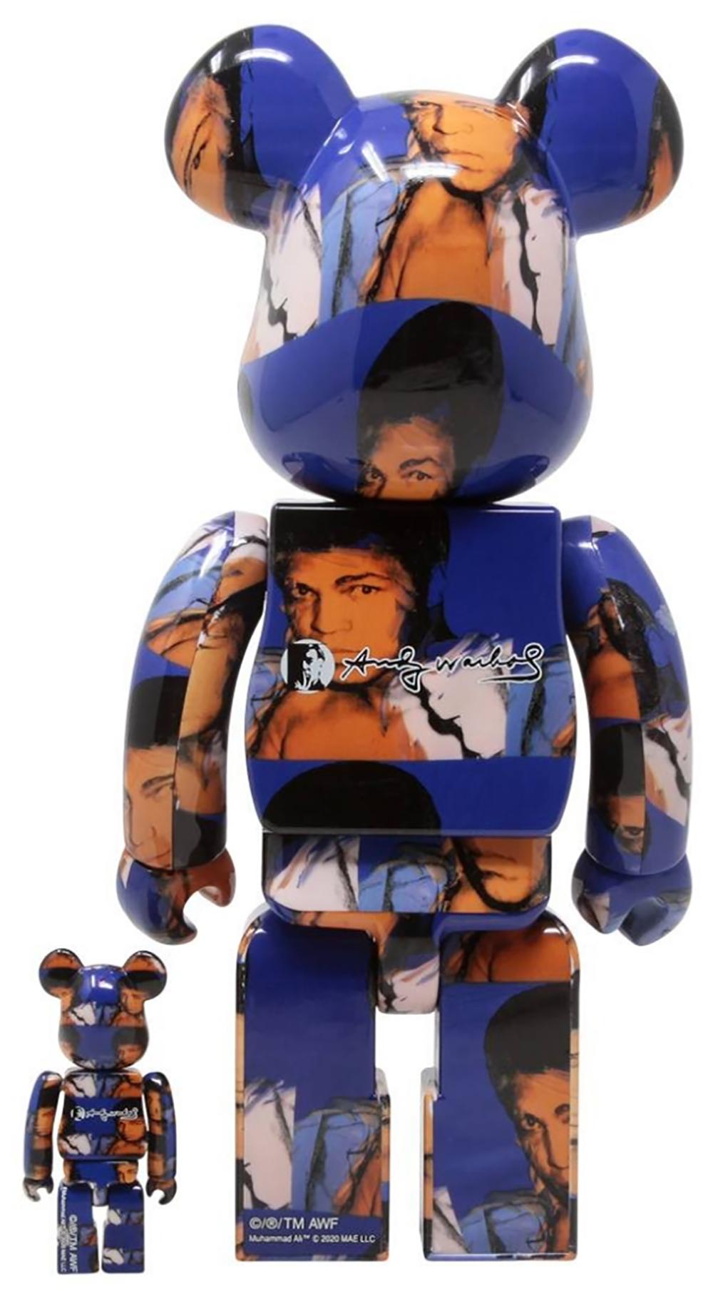  Andy Warhol Muhammad Ali Bearbrick 400% (Warhol Be@rbrick) - Sculpture by (after) Andy Warhol