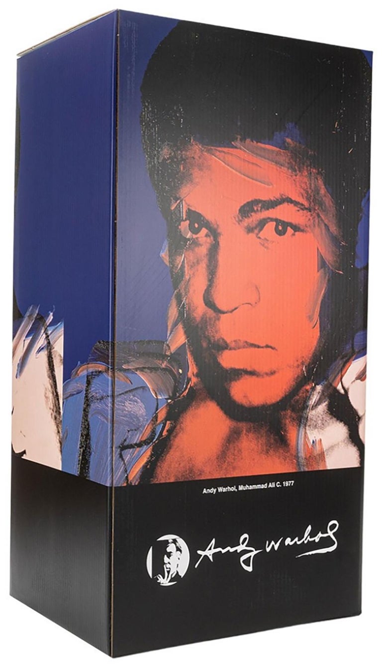Andy Warhol Muhammad Ali Bearbrick 400% and 100% (Warhol Be@rbrick