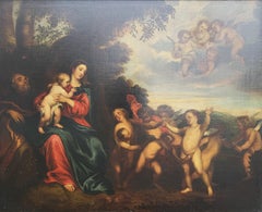 After Sir Anthony Van Dyck, Madonna & Child, The Rest on the Flight into Egypt