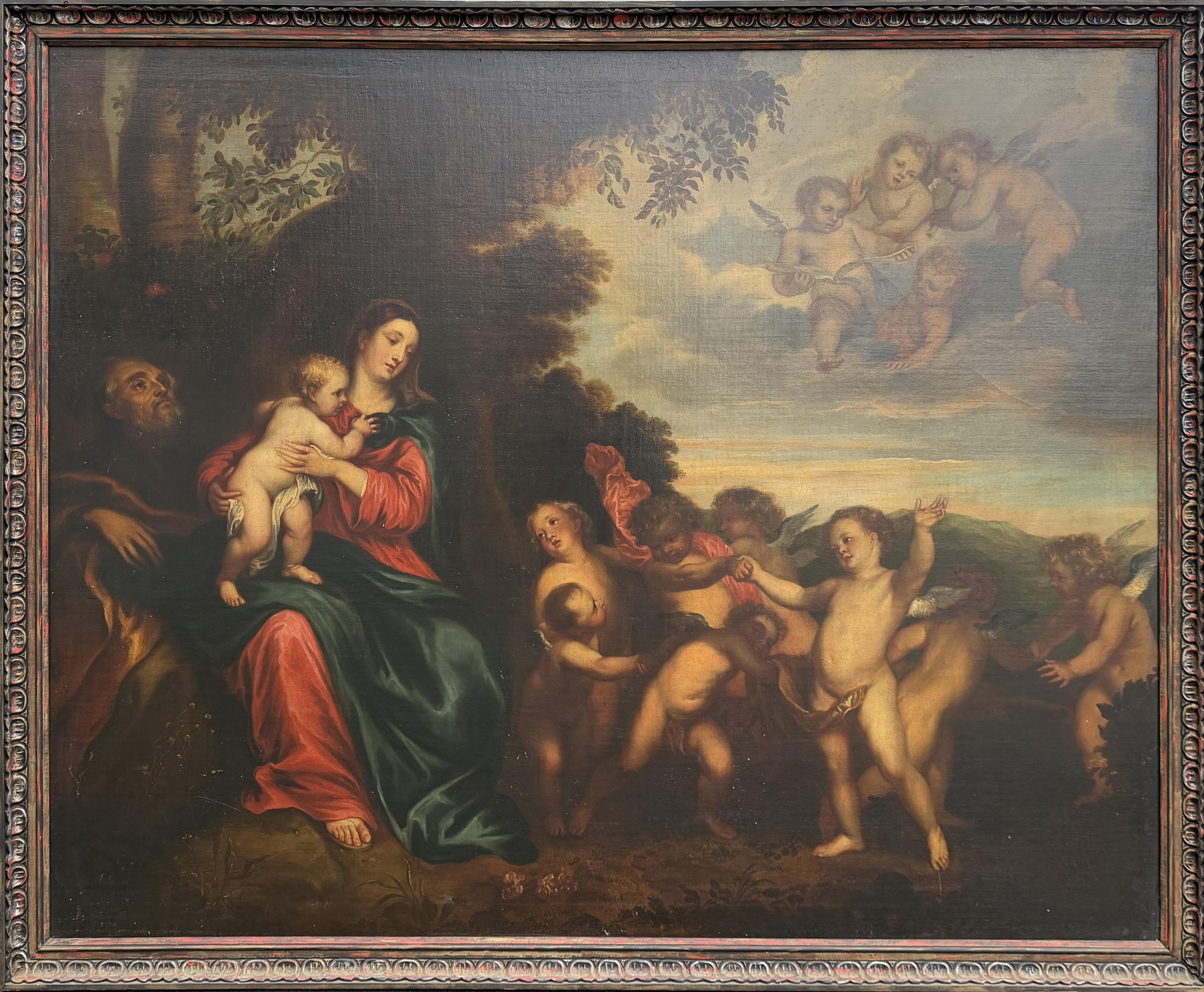 After Sir Anthony Van Dyck, Madonna & Child, The Rest on the Flight into Egypt