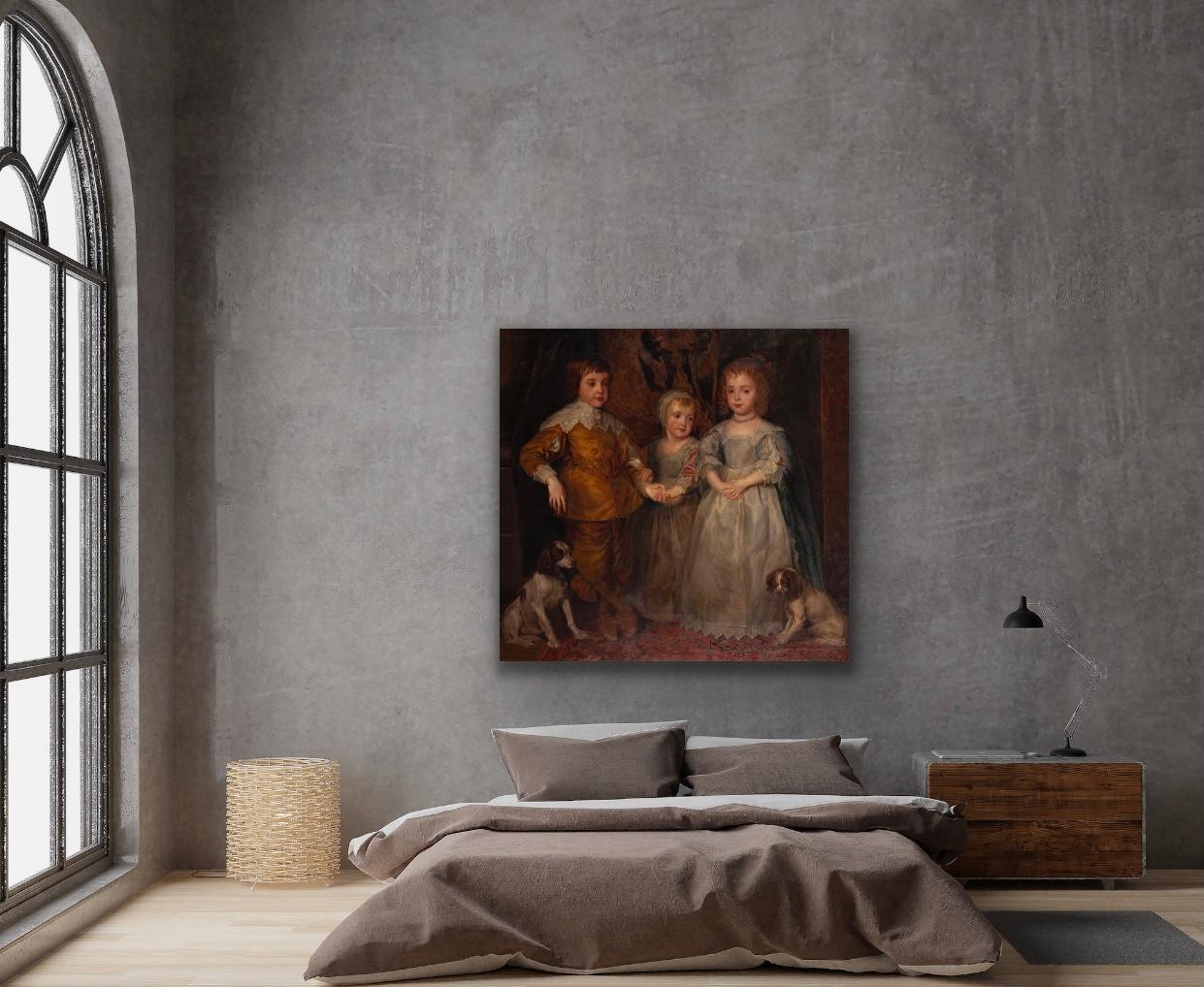 The Three Eldest Children of Charles I
The Three Eldest Children of Charles I is an oil painting on canvas painted by Anthony van Dyck between November 1635 and March 1636 and is in the Royal Collection at Windsor Castle, England. Numerous studio