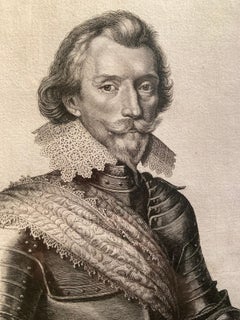 Anthony Van Dyck, Grabado Ernest de Mansfeld, c. 1654, Retrato, Iconografía