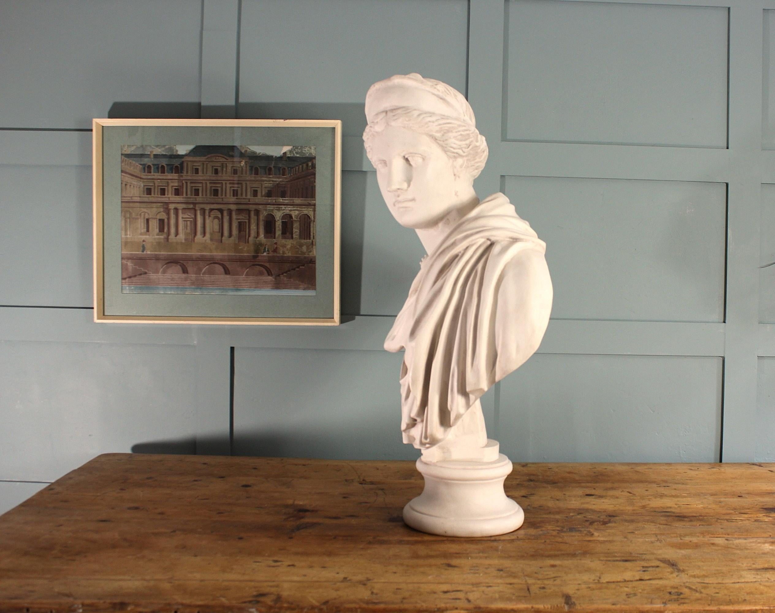 Marmo Dopo Antique Vintage composite Marble bust Anthony Redmile in vendita