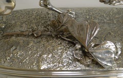 After Arthur Waagen Silver on Bronze Sculpture, Whippet Greyhound