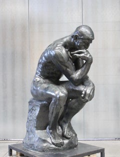 After Auguste Rodin Monumental Bronze "Le Penseur" by Master Limited Edition