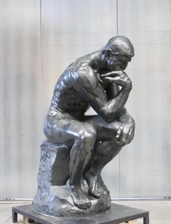 D'après « Le Penseur » en bronze monumental du maître d'après Auguste Rodin, édition limitée