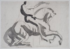 Horseman - Etching, 1897