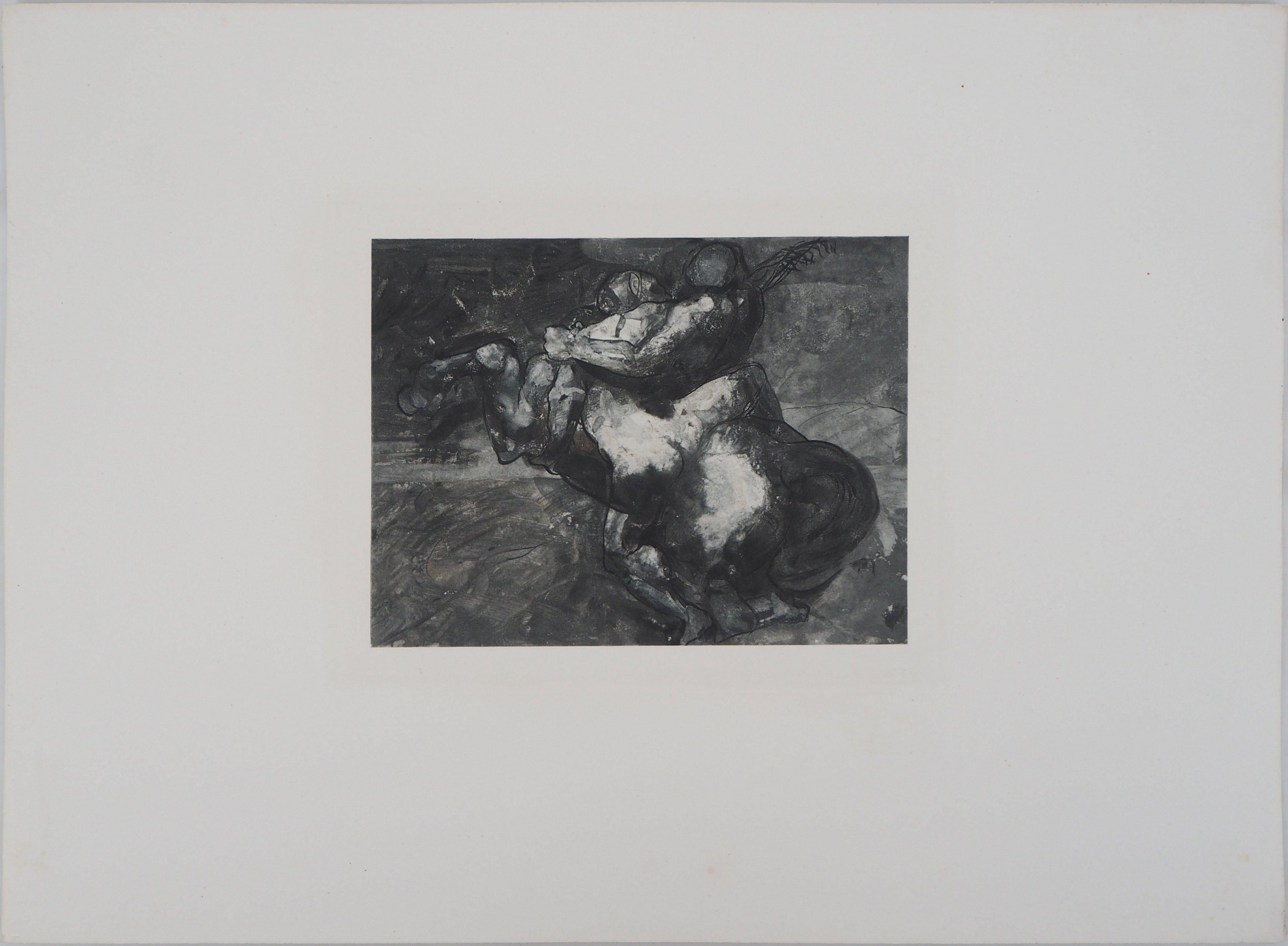 The Strength - Etching, 1897 (Goupil, Limited to 125 copies) - Print by (after) Auguste Rodin