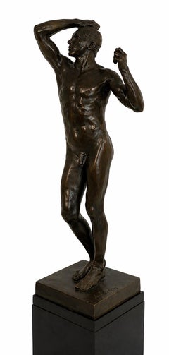 Das Zeitalter der Bronze, nach Rodin, Nelson Rockefeller Collection'S, Große Bronze 28"