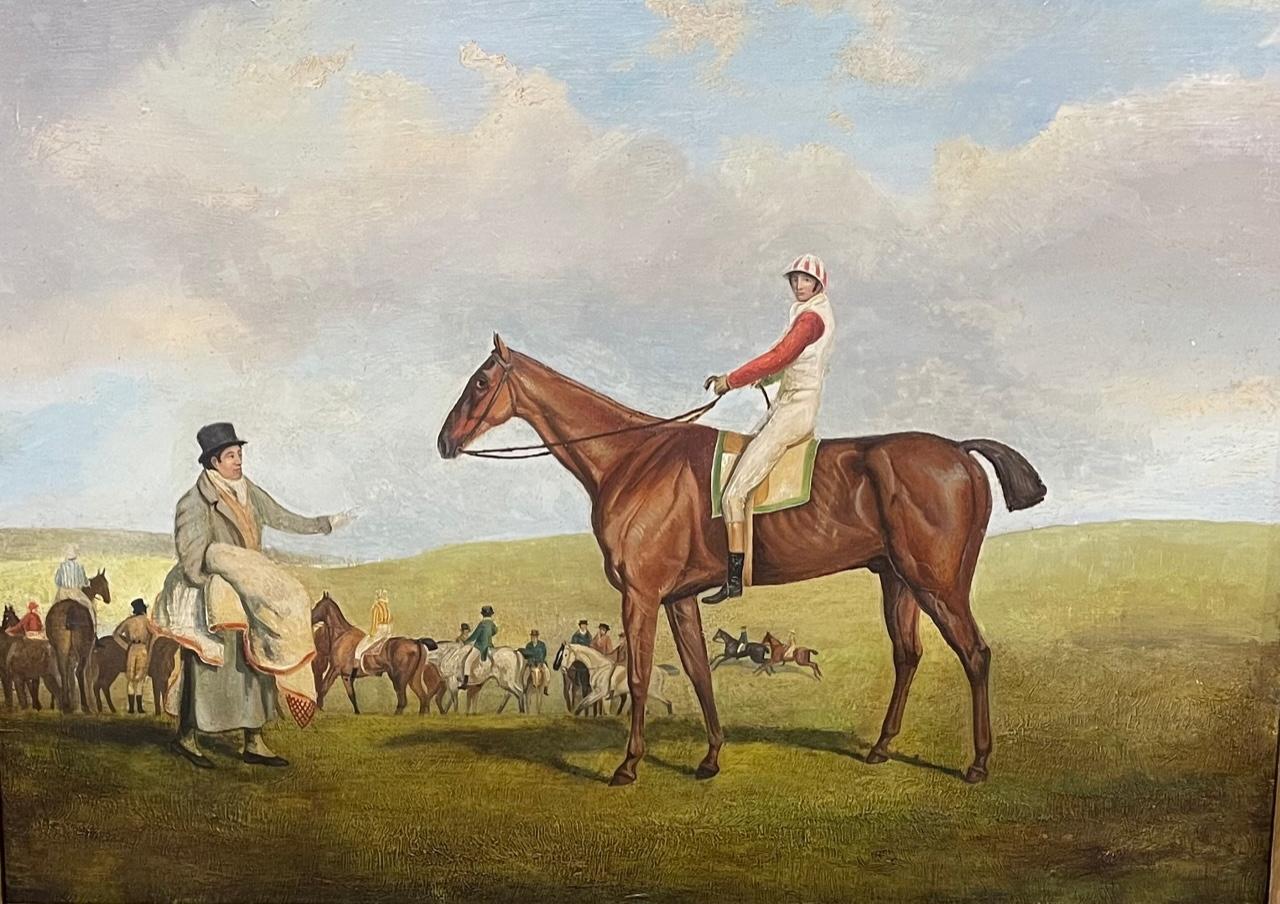 fter Benjamin Marshall a 19thc Oil on Canvas of ‘Sam with jockey Sam Chifney up and trainer R Perrin’ the original of 1818 is in the The Huntington Library, Art Museum, and Botanical Gardens in America. Relined and Cleaned 1988.

Sam (1815 – after