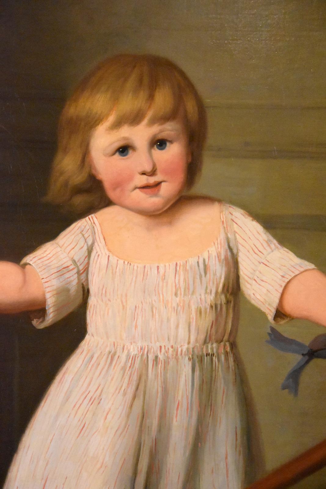 Ölgemälde im Stil von Benjamin Marshall „Das Hobby-Pferd“ (Braun), Portrait Painting, von After Benjamin Marshall