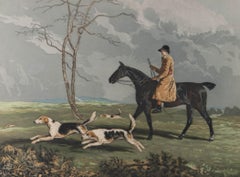 Aquatinte de Benjamin Marshall (1767-1835), Tom Oldaker, Berkeley Hunt, 1929