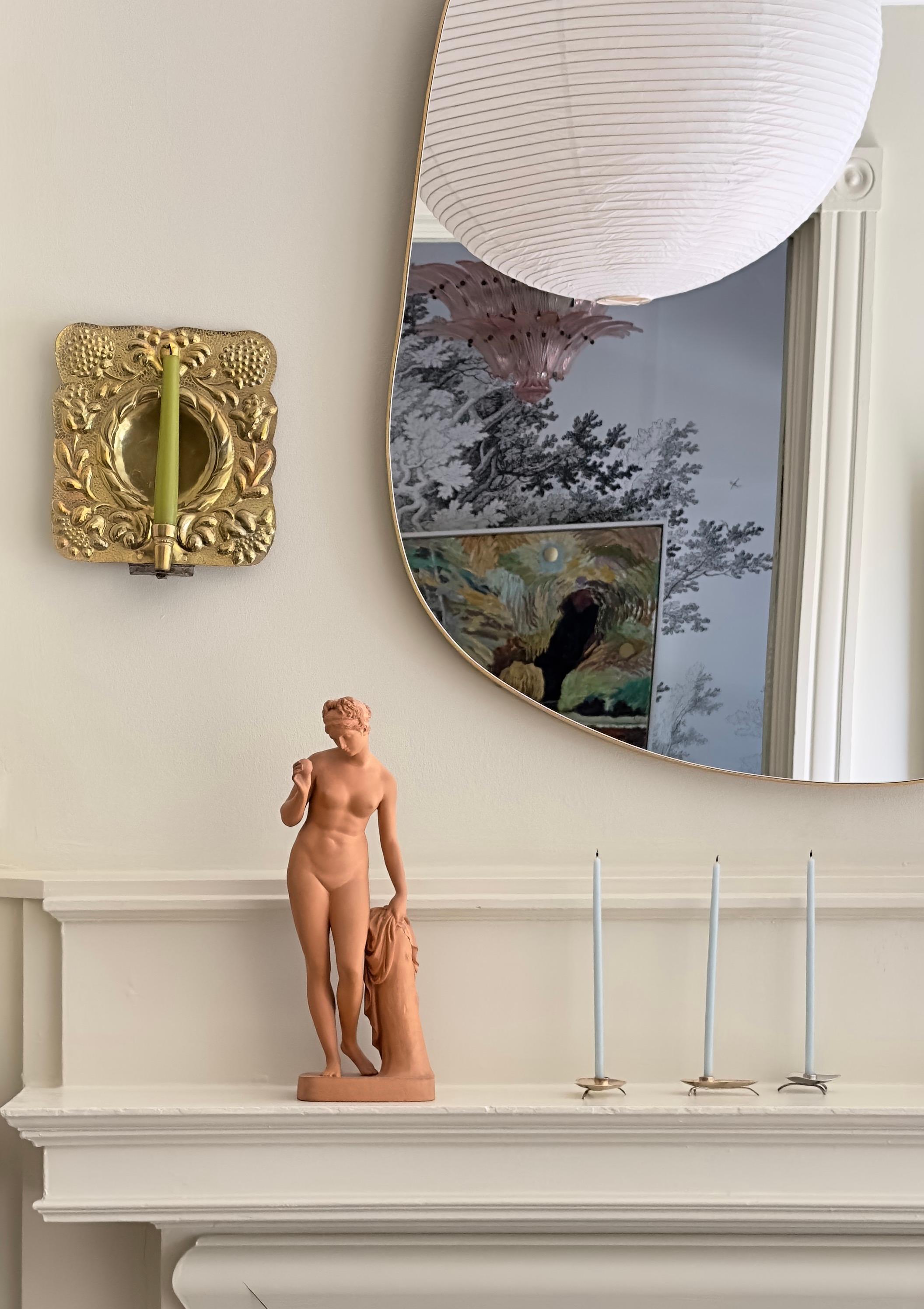 Nach Bertel Thorvaldsen 19. Jh. Terrakotta-Venus-Skulptur von P. Ipsen im Angebot 2