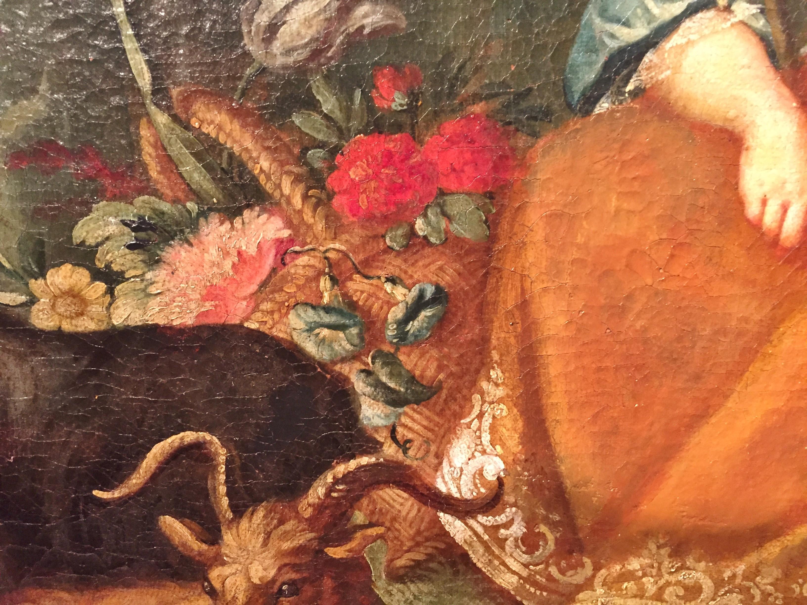 Según Boucher Gran escena pastoral de estilo rococó Posiblemente de una serie Rococó en venta