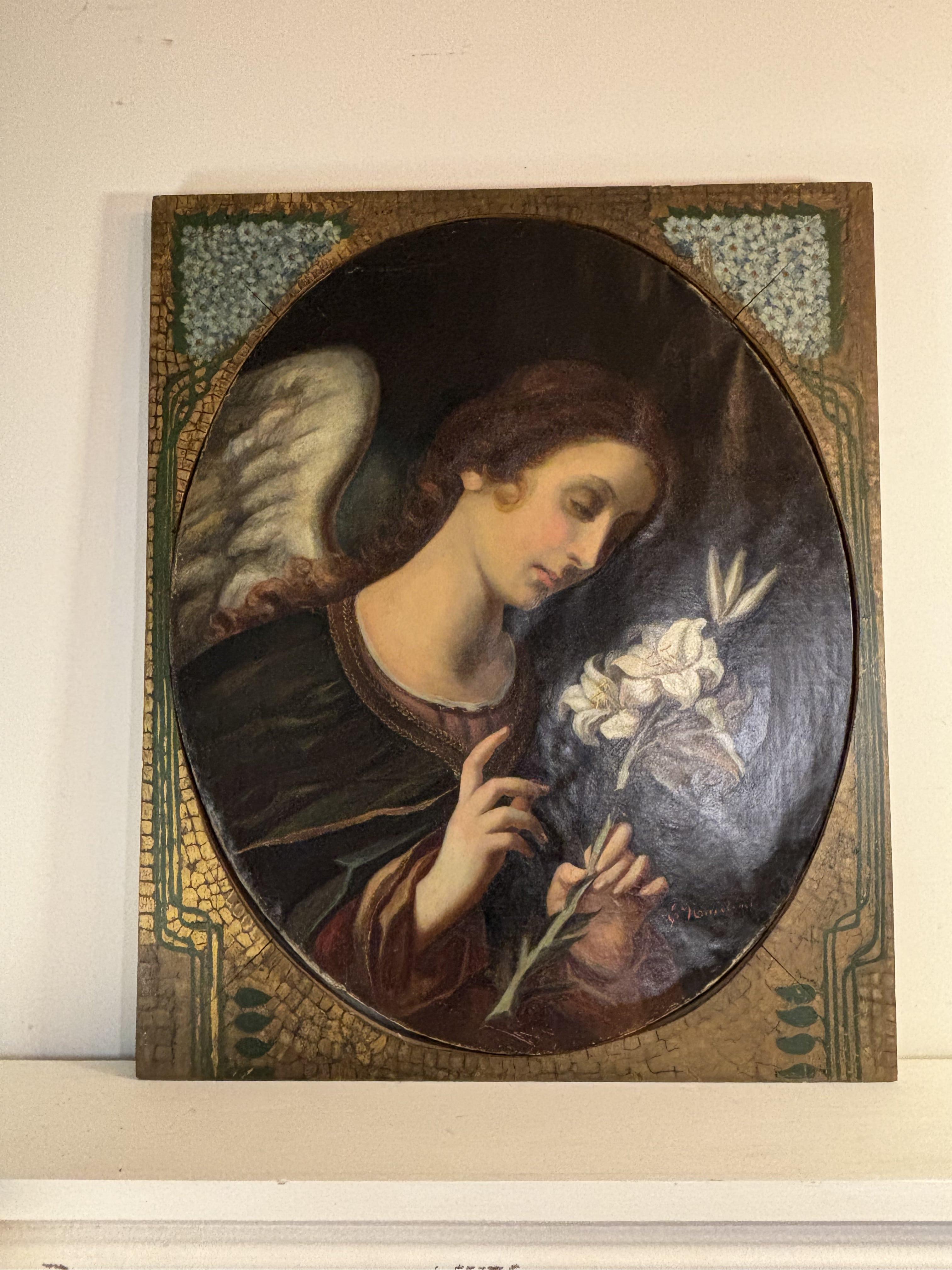 Après Carlo Dolci. Fin 19e/début 20e siècle, Huile sur toile, Italie Bon état - En vente à RUEIL-MALMAISON, FR