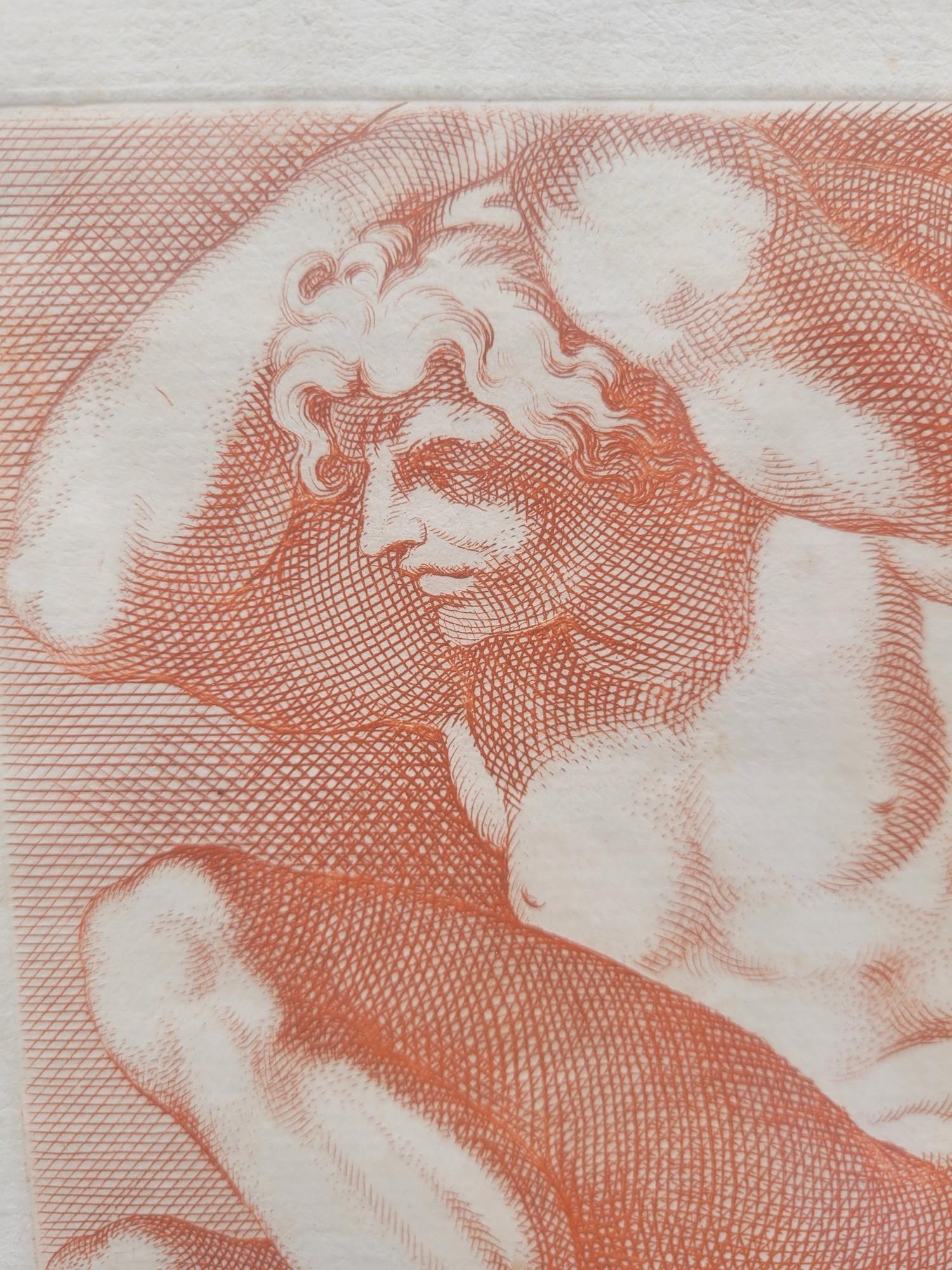 D'après Carracci, Atlantes du palais Farnèse, 2 gravures, 17ème siècle ? Bon état - En vente à MARSEILLE, FR