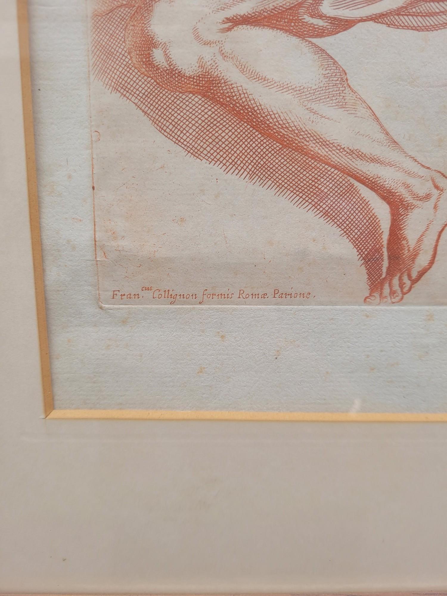 D'après Carracci, Atlantes du palais Farnèse, 2 gravures, 17ème siècle ? en vente 2