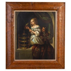 After Caspar Netscher (1639-1684) Oil Painting 