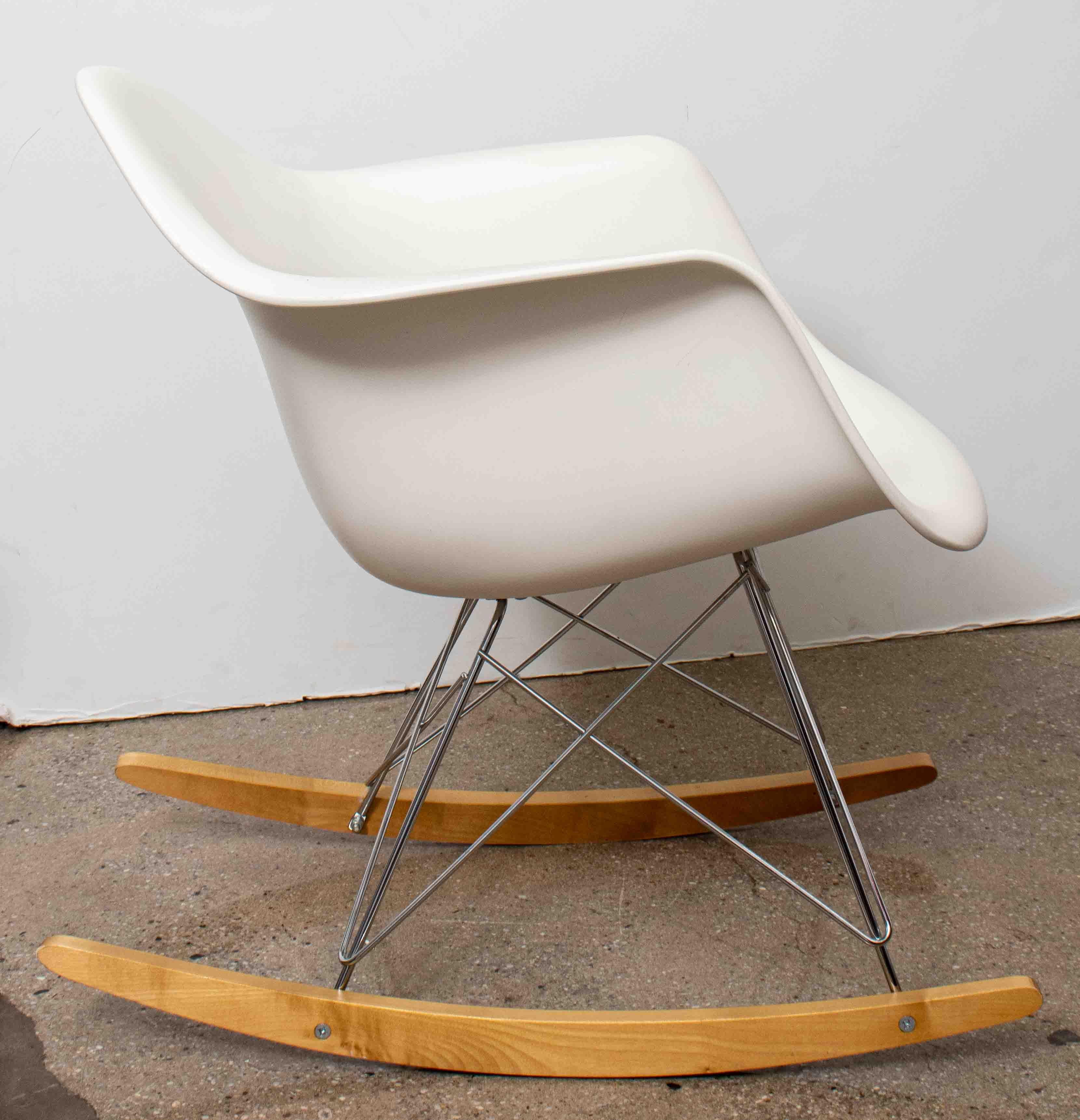20th Century After Charles & Ray Eames RAR Rocker Chair