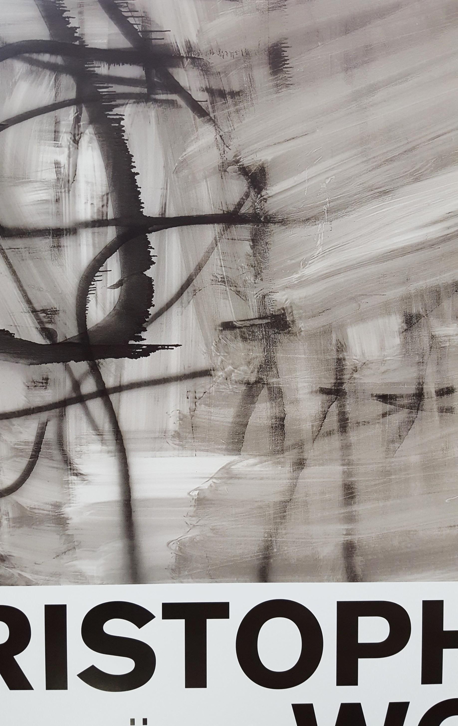 Christopher Wool: Porto - Köln (Signed) - Gray Abstract Print by (after) Christopher Wool