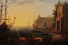 Antique Port with Villa Medici