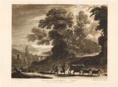 Beauties of Claude Lorrain Schabkunst – Teller 1