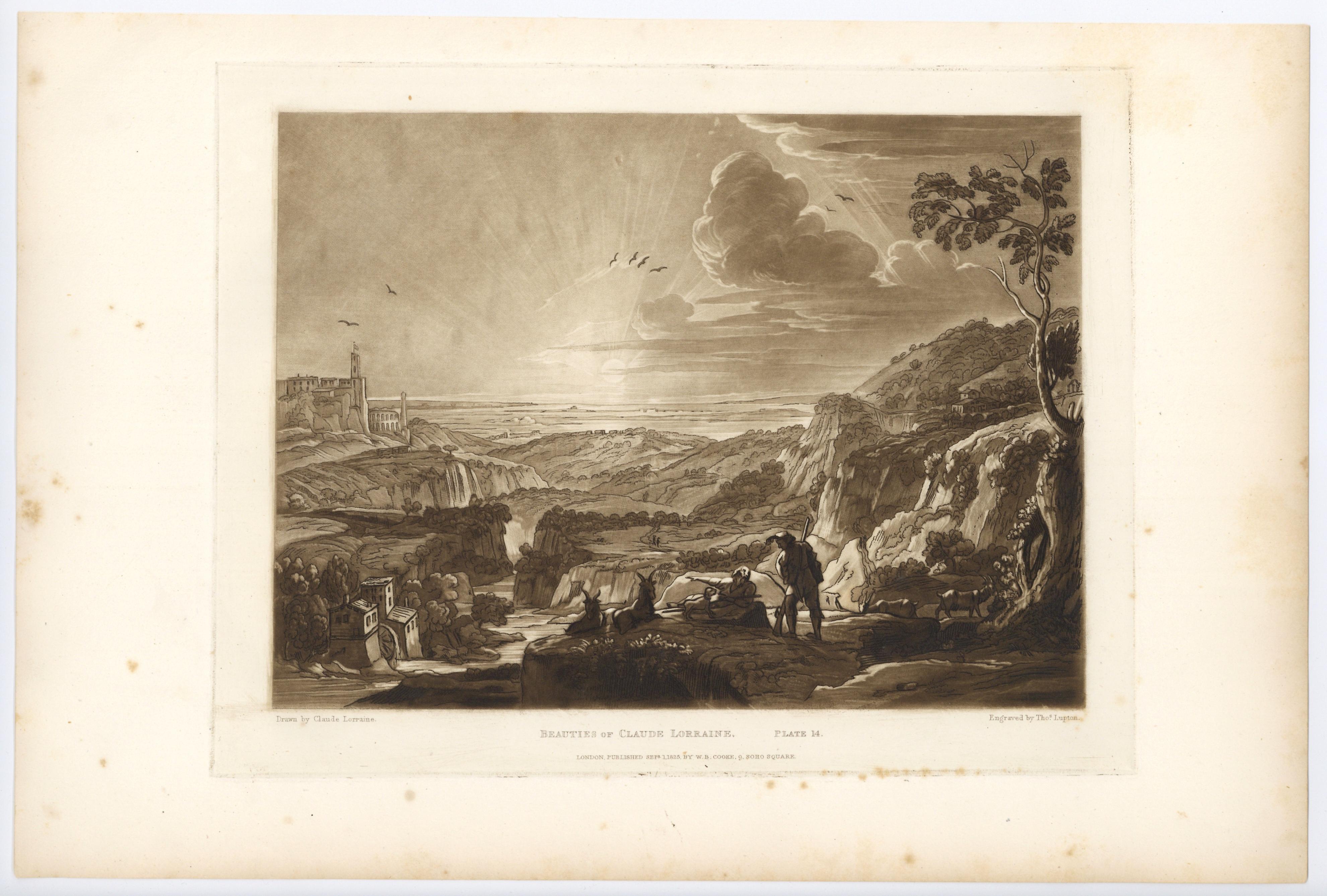 Medium: etching, engraving and mezzotint (after Claude Lorrain). This lovely impression on wove paper was engraved by G.H. Every for the 