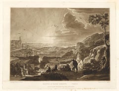 Beauties of Claude Lorrain Schabkunst – Teller 14