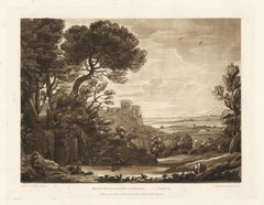 Beautés de Claude Lorrain mezzo-tinte - Assiette 17