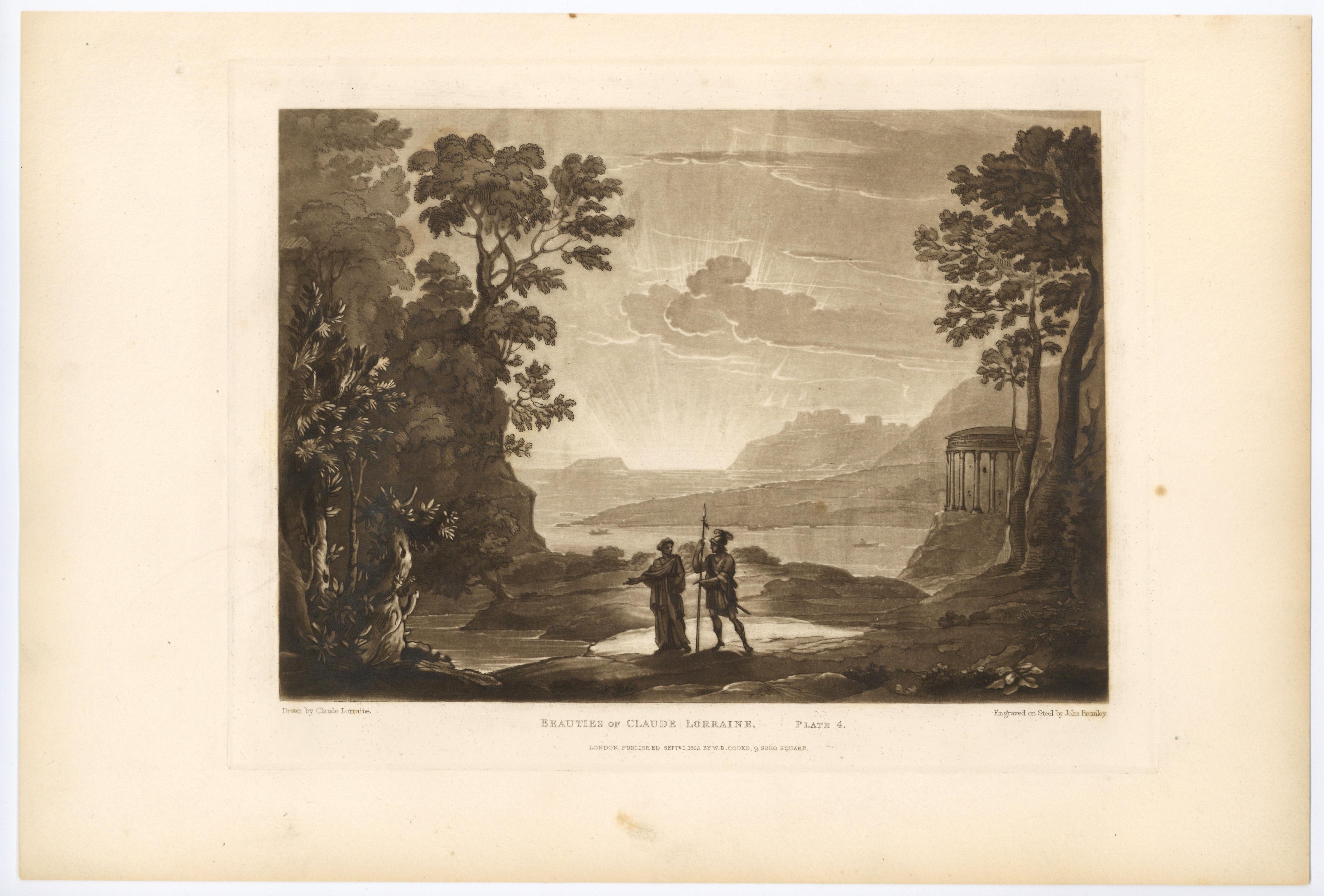 Medium: etching, engraving and mezzotint (after Claude Lorrain). This lovely impression on wove paper was engraved by G.H. Every for the 