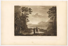 Beauties of Claude Lorrain mezzotint - Plate 4