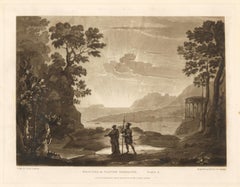 Beauties of Claude Lorrain mezzotint - Plate 4