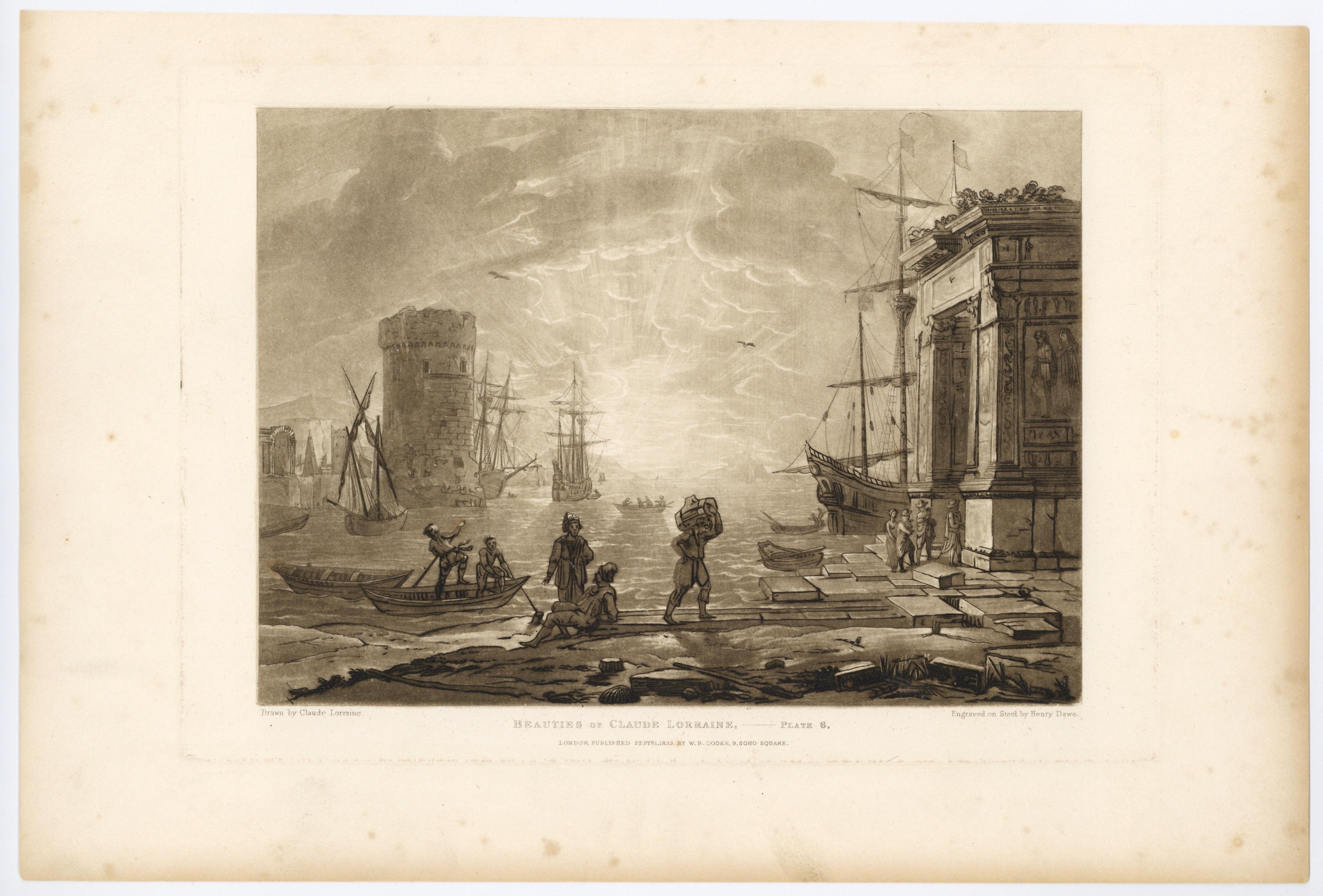 Medium: etching, engraving and mezzotint (after Claude Lorrain). This lovely impression on wove paper was engraved by G.H. Every for the 