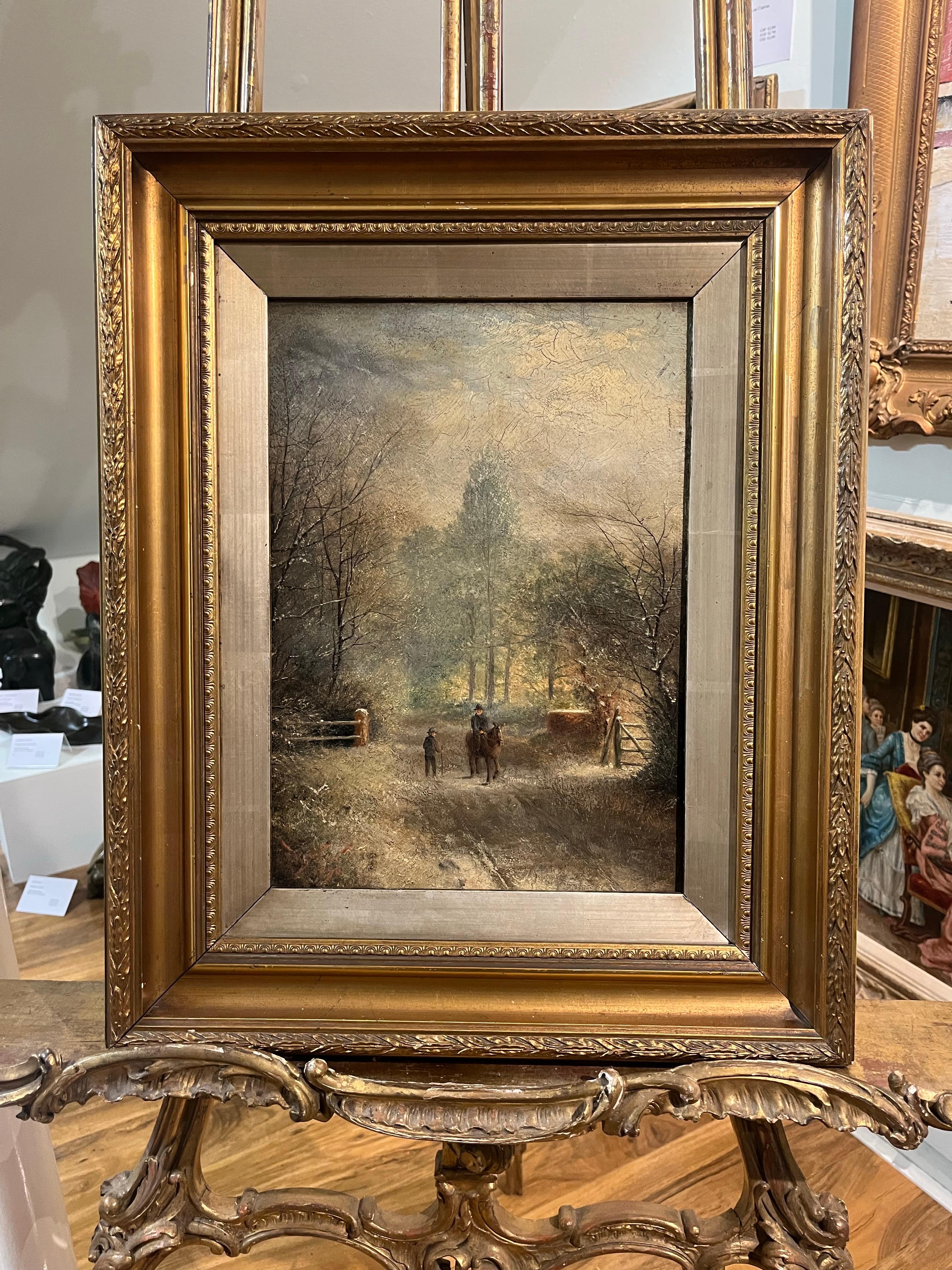 Claude Monet Stile XIX secolo IMPRESSIONISMO VECCHIO MASTER PITTURA AD OLIO - Painting di (after) Claude Monet