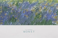 "Champ d'iris Jaunes a Giverny" Print After Claude Monet