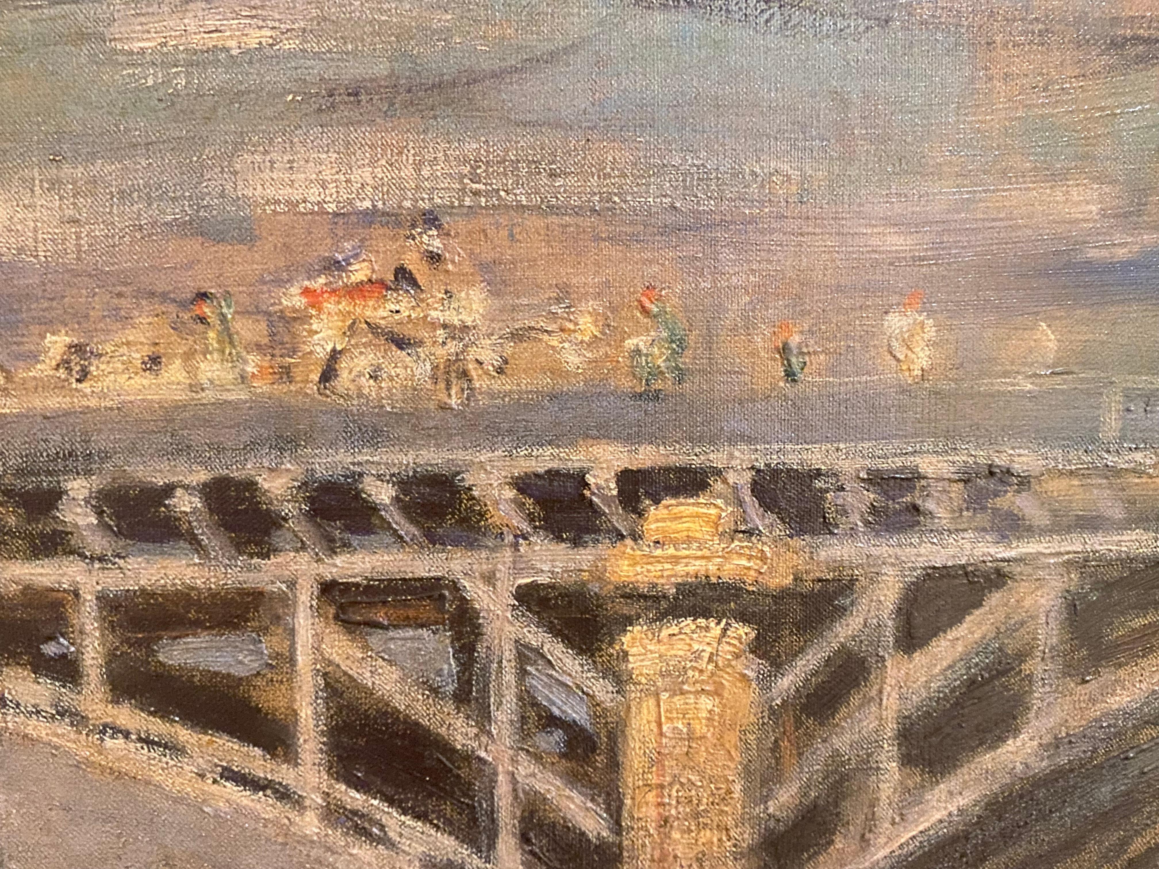 „Die Brücke über die Seine in der Nähe von Argenteuil“, Ölreproduktion nach Claude Monet im Angebot 5